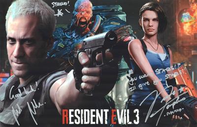 My Nemesis - Resident Evil 3 Duo Poster | Signed by Jill Valentine