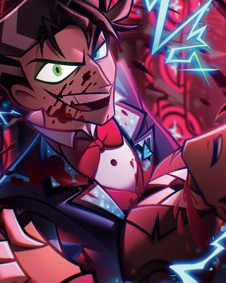 ム*缶様 Hazbinhotel VOX 8×10in サイン入りプリント Streamily | Vox