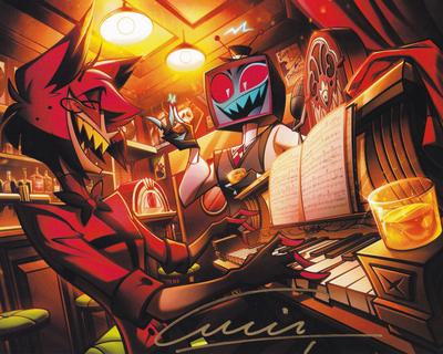 【〜31日値下】HAZBIN HOTEL Sparks 直筆サイン入りプレート Sparks Solo | Signed by Hazbin Hotel | Streamily