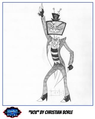 🗲 Pre-Signed - Vox - Official Hazbin Hotel Print 🗲 | Signed by