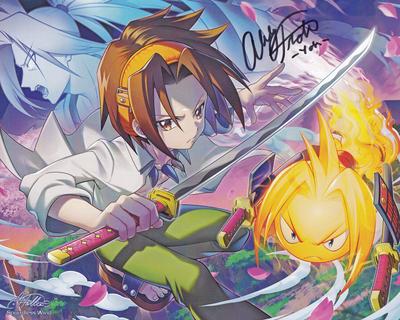 SHAMAN KING サイン入りポスター Yoh Asakura (8x10) - 