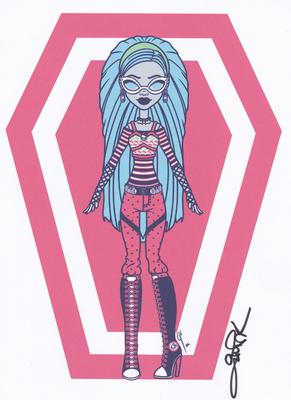 Teen Zombie Doll Print
