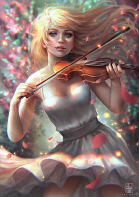 Kaori - Your Lie in April | Signed by Anime | Streamily