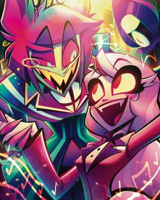 Hazbinhotel CHARLIE 8×10in サイン入りプリント Charlie Morningstar Hazbin Hotel