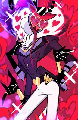 Valentino - Official Hazbin Hotel Poster | Signed by Joel Perez